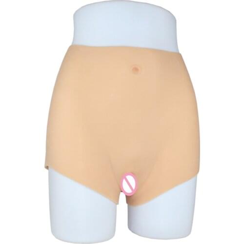 RAOPIN Silicone Realistic Vagina Pants Shemale Crossdresser Pussy Pants Transgender Sex Fake Underwear Enhancer Hip Tits Drag s