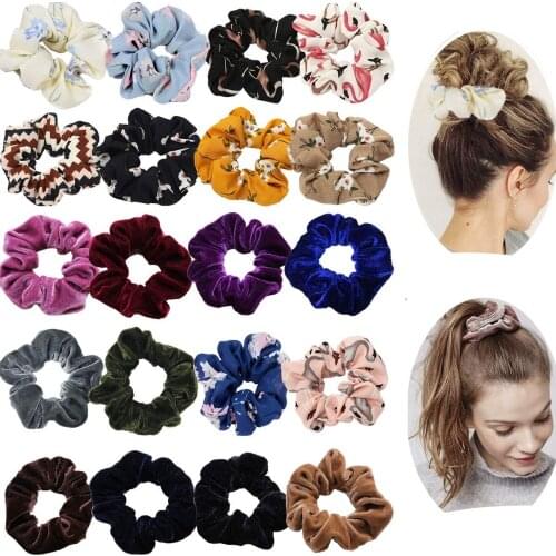 20 Pack Hair Scrunchies Ponytail Holder Elastic Hair Bands Hair Ties for Women Girls Teens Hair Accessories