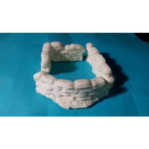 1:35 Scale Die-casting Resin Scene Model Sandbag Wall 35074 Combination Model Unpainted Free Shipping