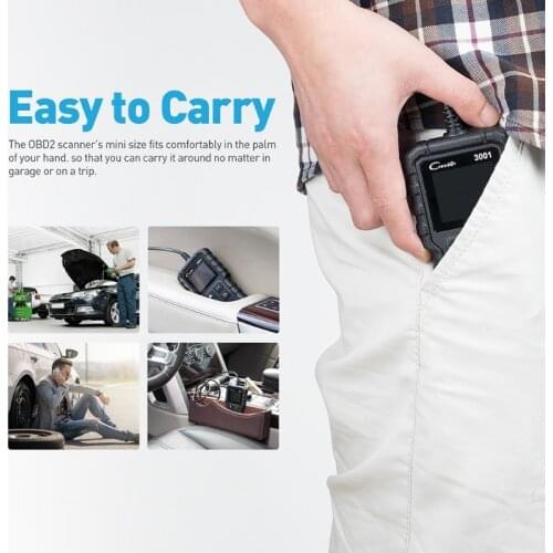 A0NE Obd 2 Scanner Car Code Reader Full Obd 2 Eobd Diagnostic Functions Fast Scan for LAUNCH X431 C reader Cr 3001 OBD II