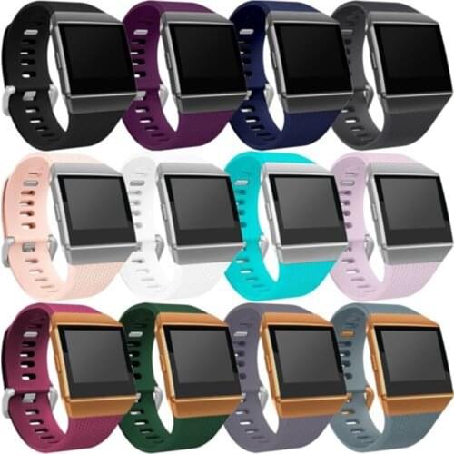 Replacement Sports Silicone Watch Band Strap Bracelet For Fitbit ionic Watch Rubber Strap Wristband