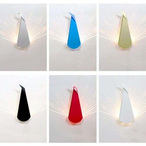 Led Decorative wall lamp Modern WROUGHT IRON Creative Personality Restaurant Bedroom machine head Wall lamp Stairs Northern Euro