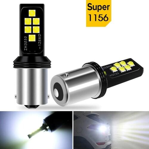 2x 1156 P21W Canbus No Error Led Lamp 12V 1157 BAY15D T20 W21W for VW Golf 4 5 6 7 GTI Passat B5 B6 B7 CC Beetle Polo Jetta MK6