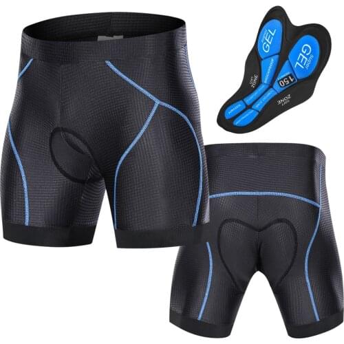 Bike Underwear Padded Anti-Slip Cycling 3D Gel Padded Bicycle Shockproof Padding Unisex Riding Shorts MTB Road Bike Shorts