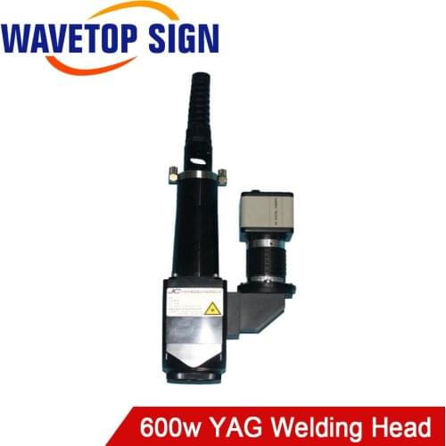 WaveTopSign 1064nm 600w YAG Laser Welding Head with D80 Connector Lens for YAG Laser Welding Machine