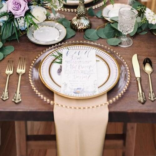 Gold Full Tableware of Plates Luxury Table Cutlery Knife Fork Spoon Set Dinnerware Steak Plate Zero Waste Kitchen Tableware Set