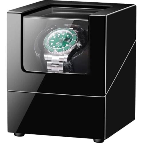 1+0 Watch Winder for Automatic Watches New Version Wooden Watch Accessories Box Watches Storage Collector