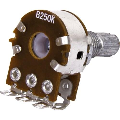 2x Dual Deck B 250K Ohm Pickups Potentiometer Variable Resistor Linear Switch Pot