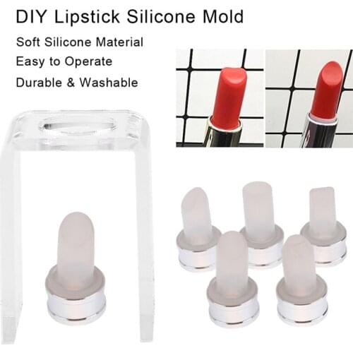 3Pcs / Set DIY Lipstick Mold Tool Kits 12.1Mm Tube Lipstick Mold Diy Crafts Tool
