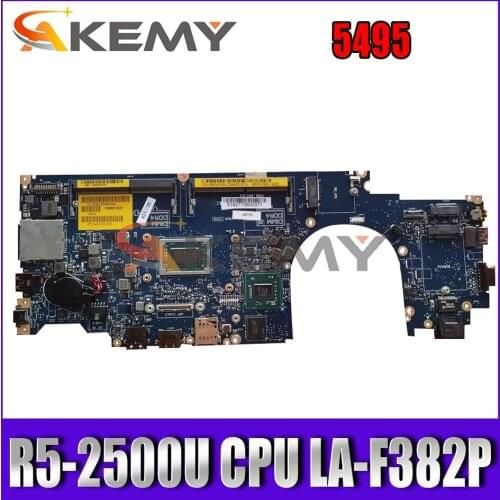 Akemy BRAND NEW LA-F382P For Dell Latitude 5495 Laptop Motherboard DDM90 MKC9X R5-2500U CN-068J8X 68J8X Mainboard 100% TESTED