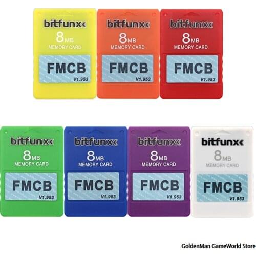 Free McBoot FMCB Memory Card V1.953 8MB/16MB/32MB/64MB for Playstation2 PS2 Colourful