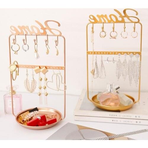Display Shelf With Base Jewelry Present Storage Supplies Necklace Organizer Holder for Home Storage Necklace Organizer Holder