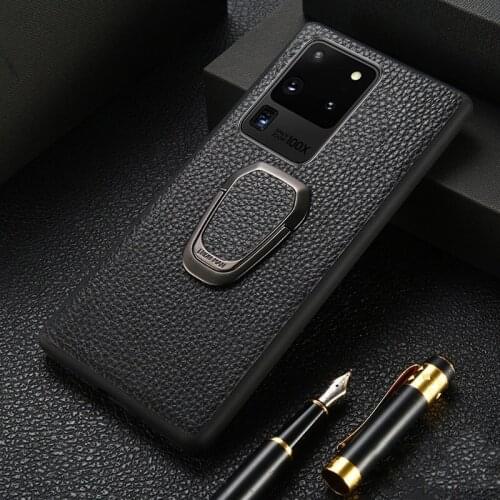 Magnetic Genuine Leather Phone Case For Samsung Note 20 S20 Ultra S20 Plus A71 A51 A30 A50 A70 Note 10 Plus S20 Shockproof Coque