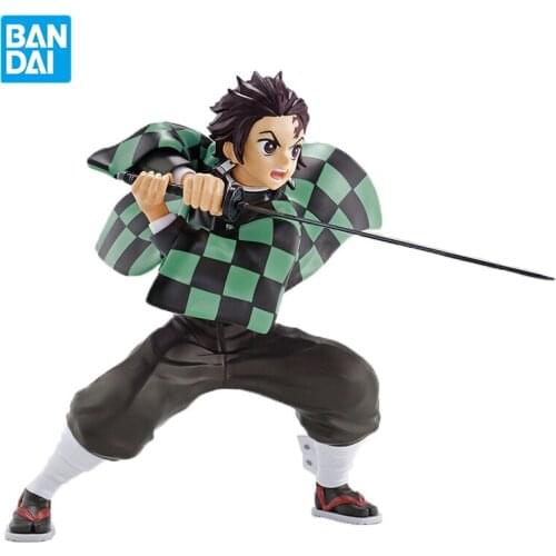 Bandai Demon Slayer Kamado Tanjirou Garage Kit Pvc Assembly Model Western Animiation Action Figure Kids Toys
