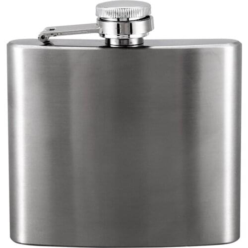 Stainless Steel Hip Liquor Whiskey Alcohol Pocket Flask Gift Box + Funnel