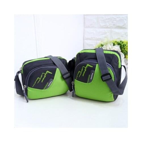 2020 New tide mini bag men and women Oxford cloth sports shoulder bag diagonal bag travel mobile coin purse