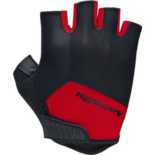 ANMEILU Riding Sport Fitness Shockproof Half Finger Gloves, Mountain Bike Breathable Comfortable Short Finger Gloves