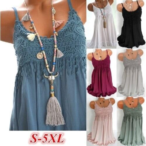 Plus Size Summer Sleeveless Short Dress Casual 2020 Woman Beach Dress Streetwear Sexy Ladies Lace Patchwork Mini Dresses Vestido