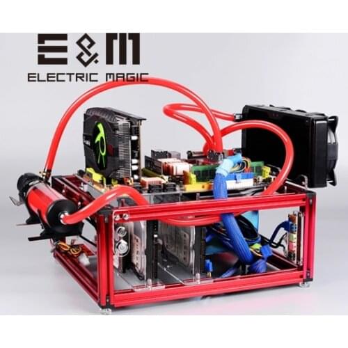 Open Frame Test Bench DIY Mod PC Case ATX Motherboard Water Cooling Overlcok Computer PCI Hard Disk Fan Position Standard Power