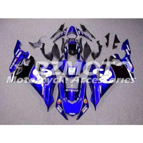 Style New ABS whole Fairings kit Fit for YAMAHA YZF-R6 2017 2018 2019 R6 17 18 19 Bodywork set Custom Free Cool Movistar