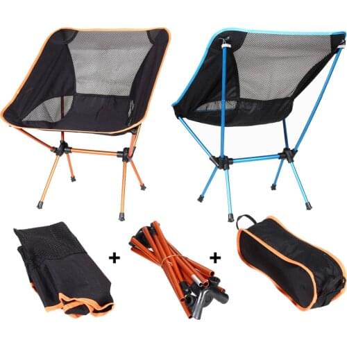 Portable Lightweight Moon Chair Seat Ultralight Stool Outdoor Fishing Camping Hiking Chair BBQ Picnic Garden Folding Chairs Seat