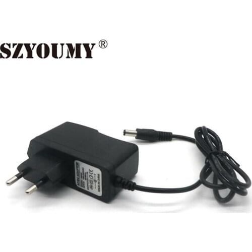 SZYOUMY AC to DC Power Adapter 100-240V Supply Charger adapter 5V 12V 9V 1A 2A 3A 0.5A US EU Plug 5.5mm x 2.1mm for CCTV LED Str