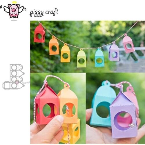Piggy Craft metal cutting dies cut die mold Lantern box decoration Scrapbook paper craft knife mould blade punch stencils dies