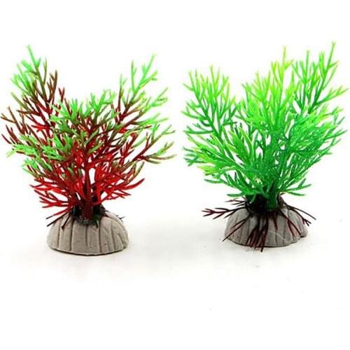 Water Plant Artificial Aquatic Plant Realistic Plastic Aquarium Plant Fish Tank Decoration