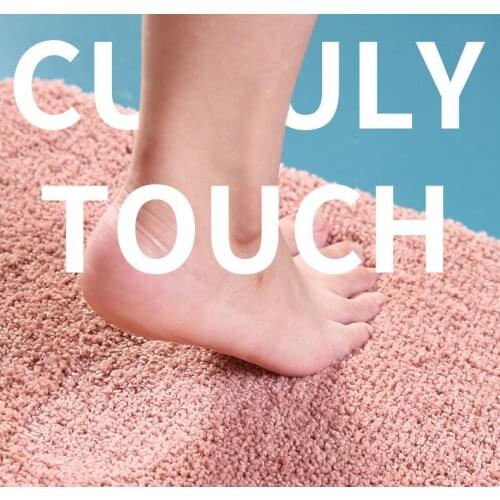 European and American Style Bathroom Absorbent Mat Door Mat Bedroom Carpet Plush Household Non-slip Mat Wash By Washing Machine