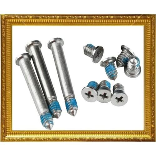 100Sets/Lot Bottom Case Screws For Apple Macbook Pro 13'' 15'' 17'' A1278 A1286 A1297 bottom case cover Screws