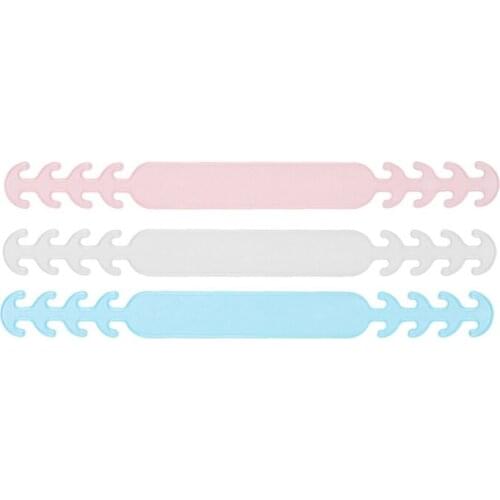 4 Colors Non-ear Anti-slip Hooks Portable PVC Adhesive Mask Hook Adjustment Mask Auxiliary Buckle Belt Extension Rope