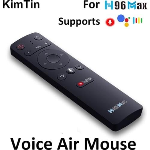 Original H96 MAX IR Wireless Voice Remote Controller & Air Mouse Function For H96Max Android 11.0 TV BOX