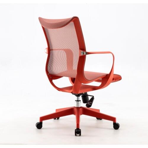 Designer Fashion orange gray Office furniturn Staff Ergonomic Computer Chair Mesh Office High-End Manager Executive ArmChair