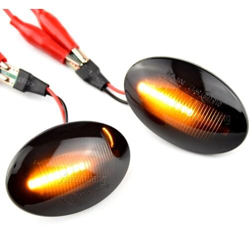 For Ford Fiesta MK3 MK4 KA Mondeo Transit Tourneo LED Side Fender Dynamic Turn Signal Light Marker Lamp
