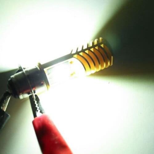 D34 12W Motorcycle Headlight Bulb Head Light 1100-1200LM Aluminum Alloy