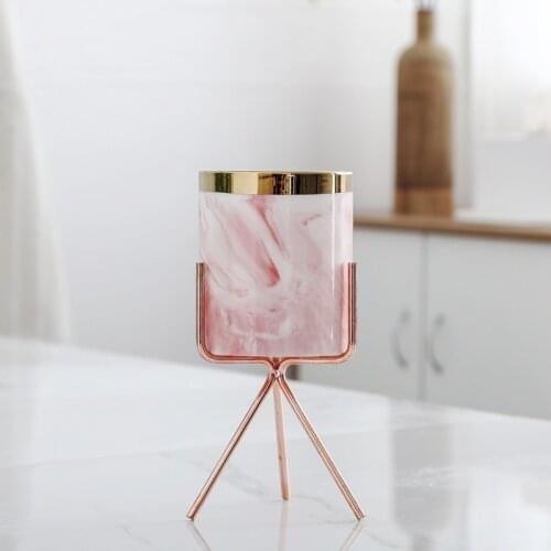 Nordic Creative Metal Flower Pot Indoor Balcony Desktop Planters Home Decoration Flower Stand