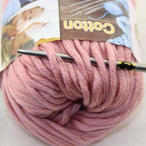 LOT Color optional 1 BallsX50g Special Thick Worsted 100% Cotton Knitting Yarn 422-07