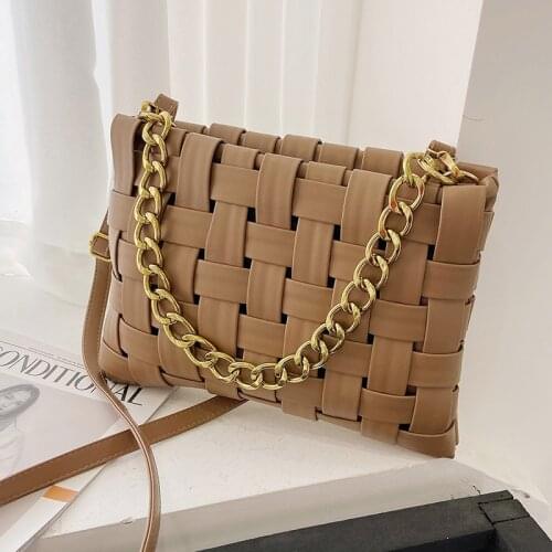 Fashion Women Small Pu Leather Shoulder Bag High Quality Ladies Chain Purses Handbags Designer Female Crossbody Bags for Women