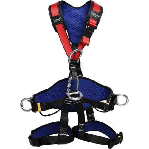 Pro Rock Tree Climbing Full Body Harness Arborist Caving Mountaineering Rappelling Safety Equipment Zipline Fall Protection Gear