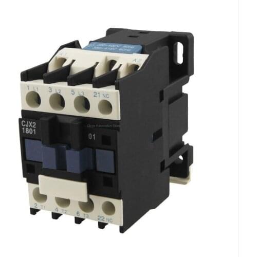 AC Contactor Motor Starter Relay CJX2-1801 3 POLE+1NC 220V/380V 18A COIL 4/7.5KW Favorable Price