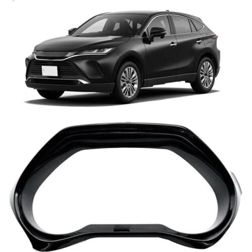 RHD Car Dashboard Instrument Panel Screen Frame Cover Trim Sticker for Toyota Harrier Venza 2020 2021