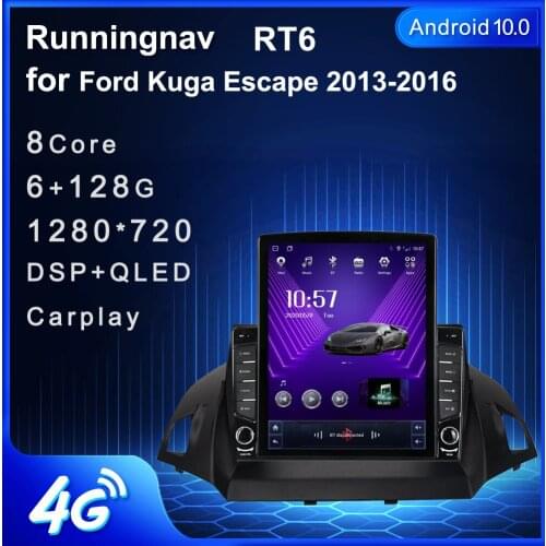 Runningnav For Ford Kuga Escape 2013 2014 2015 2016 Tesla Type Android Car Radio Multimedia Video Player Navigation GPS