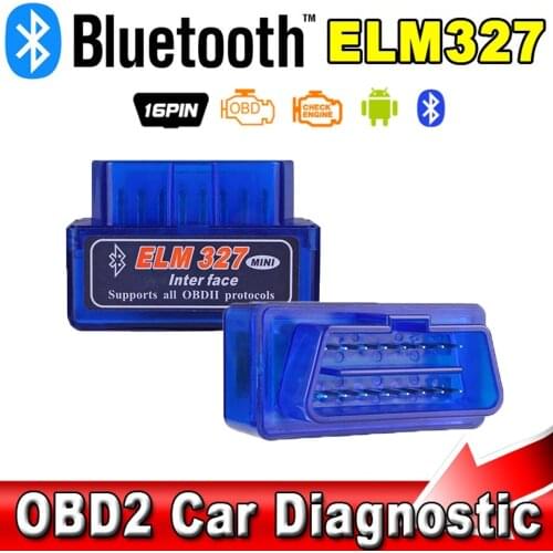 Mini Code Reader Scan Tool Bluetooth Interface V2.1 ELM327 OBD2 Car Scanner Diagnostic-Tool OBDII OBD 2 For Android Phones