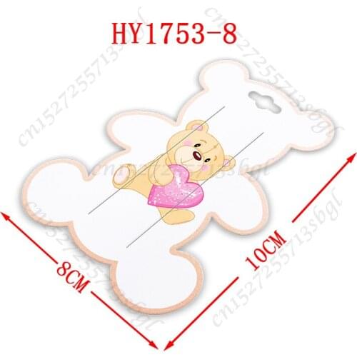 Bear Hairpin Card Cutting Dies Wooden Dies Suitable for Common Die Cutting Machines on the Market
