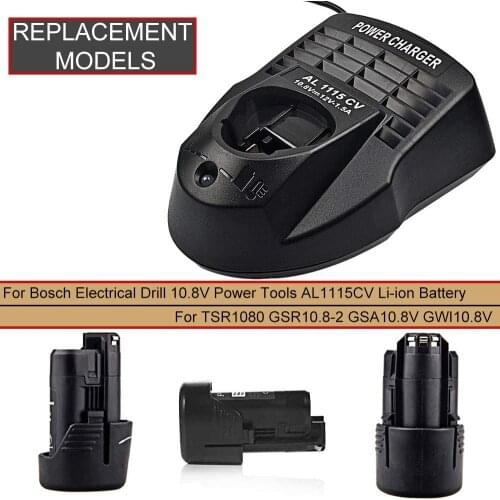 AL1115CV Battery Charger 10.8V/12V BAT411 BAT412A Li-ion Battery Electrical Drill For Bosch For 2607 336 013