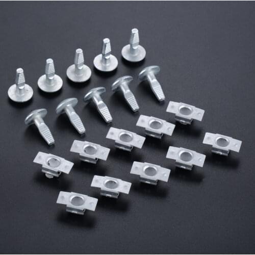 10Pcs Engine Gearbox Lower Plate Screws Clamp Car Clips For Citroen C5 C-Quatre Triumph Sega Peugeot Auto Fastener Clip