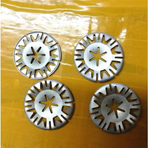 100PCS Metal Clamping Washers Heat Shield Insulation Cover Fit For VW Touran Transporter GOLF MK4 T4 T5