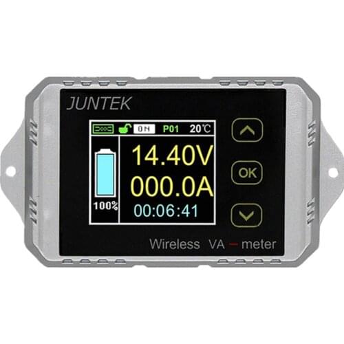 DC 100V 100A 200A 300A wireless ammeter voltage KWh watts car battery meter coulometer capacity power tester monitoring