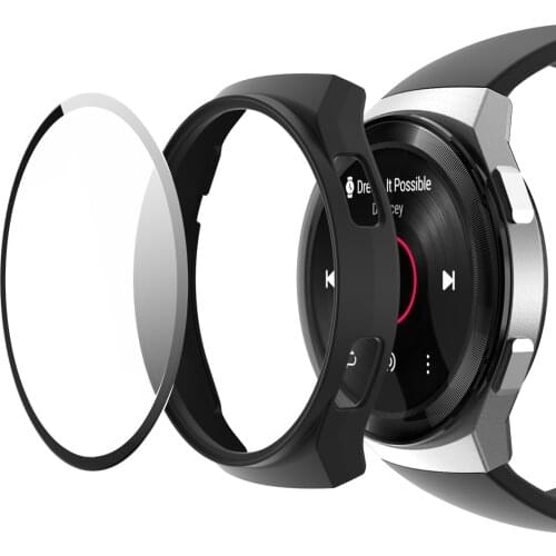 For Huawei Watch GT2E Cover Watch Case cover chrome plated All-Around Screen Protector bumper case cover for Huawei watch GT 2E