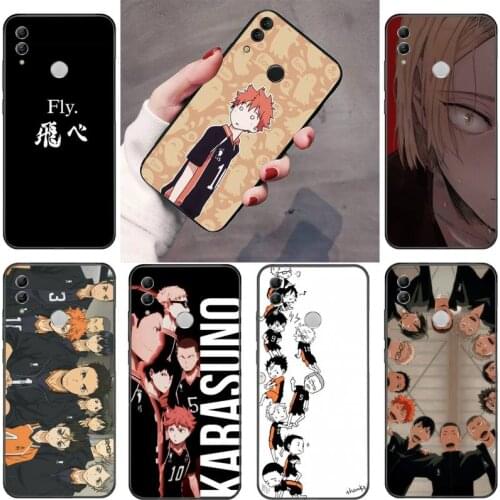Anime Haikyuu Fly Phone Case Shell Cover Coque Fundas For Huawei Enjoy 7 7s 8 8e 9 9e 10 plus P8lite 2017 Honor 5a view9 play 3e